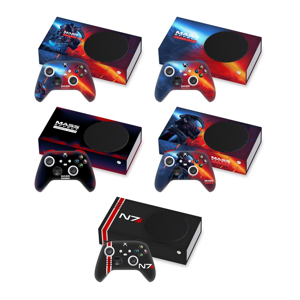 MASS EFFECT LEGENDARY GRAPHICS VINYL SKIN FOR SERIES S CONSOLE & CONTROLLER