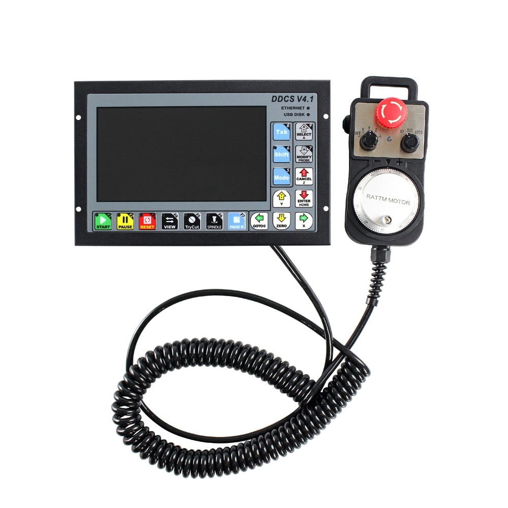 US丨4 Axis CNC Engraver Machine System Offline Standalone Controller PLC DDCSV4.1