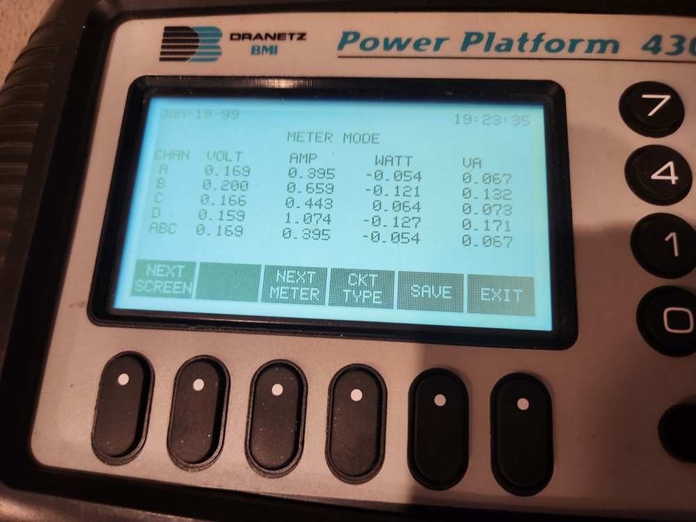 Dranetz Power Platform 4300 Power Quality Analyzer & Accessories