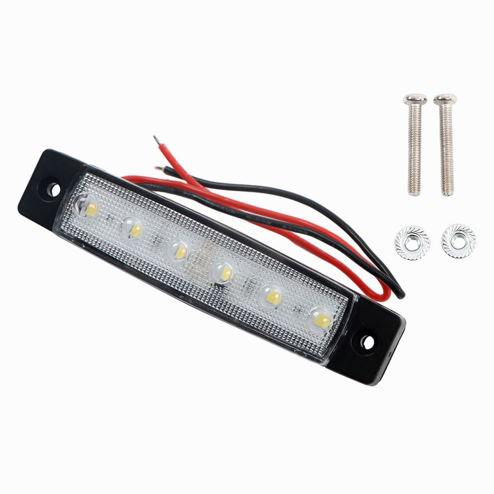 10Pack Marine Boat LED Deck Courtesy Lights Waterproof White Stern Transom Light