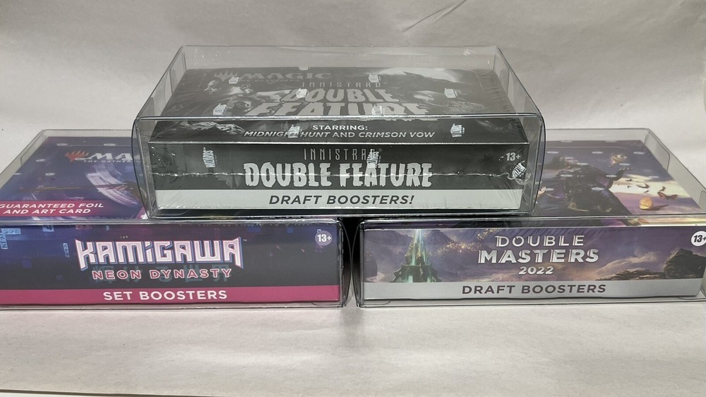 Magic the Gathering MTG Set Booster Box Protective Case - Plastic Protector Case