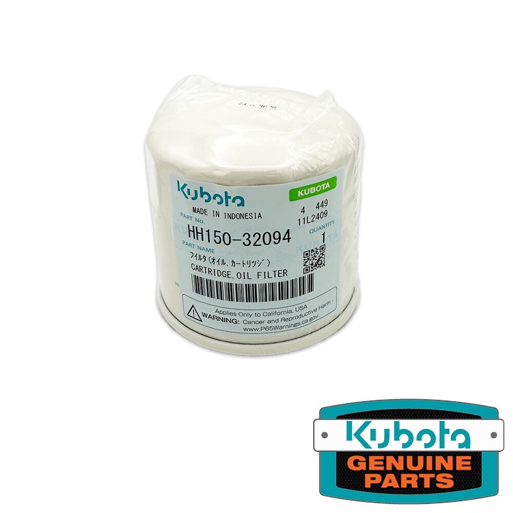 Genuine OEM Kubota HH150-32094 Oil Filter