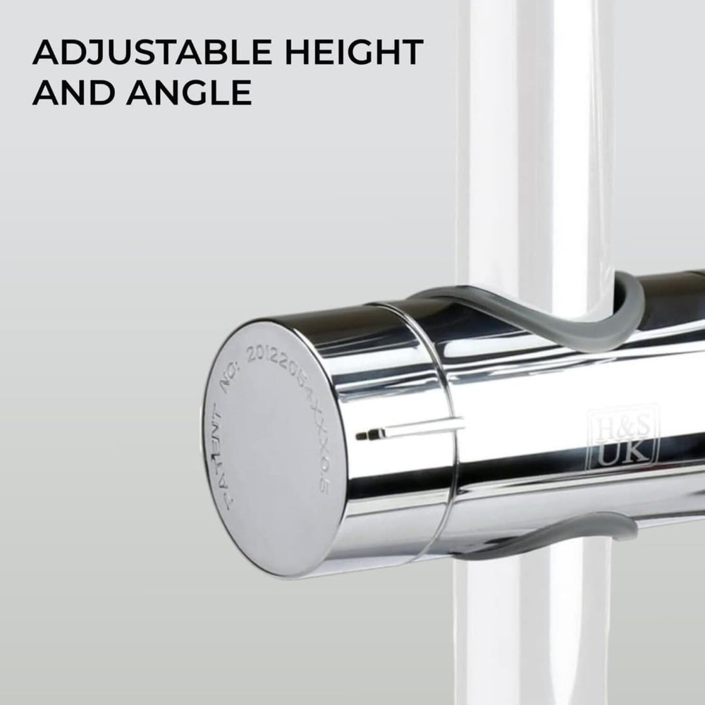 Universal Adjustable Shower Head Holder Slide Bar Bracket Replacement for Slide