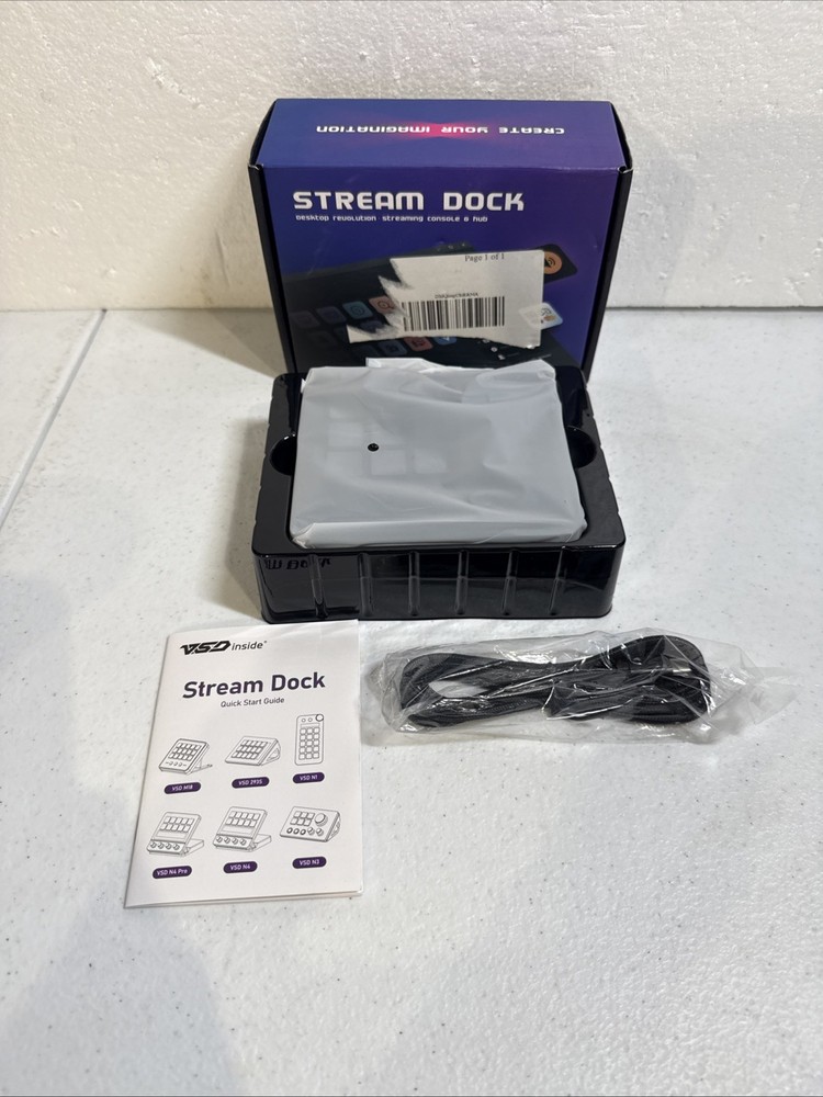 Stream dockStream Dock Streaming Console & Hub customizable LCD Macro keys