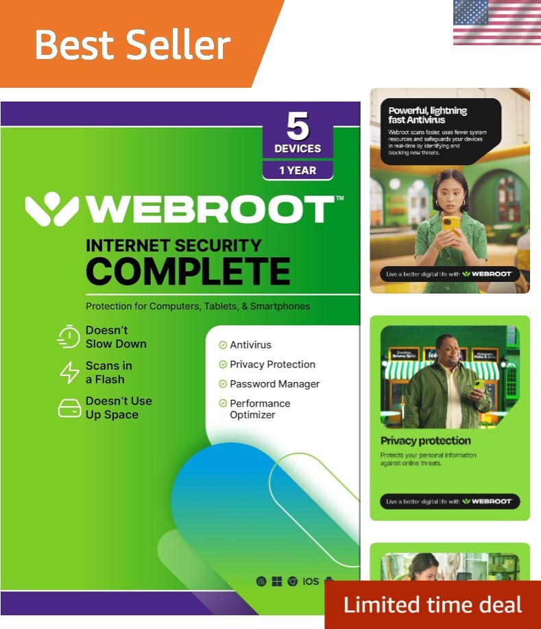 Ultimate Internet Security Suite 2025: 5 Devices, Password Manager + Backup