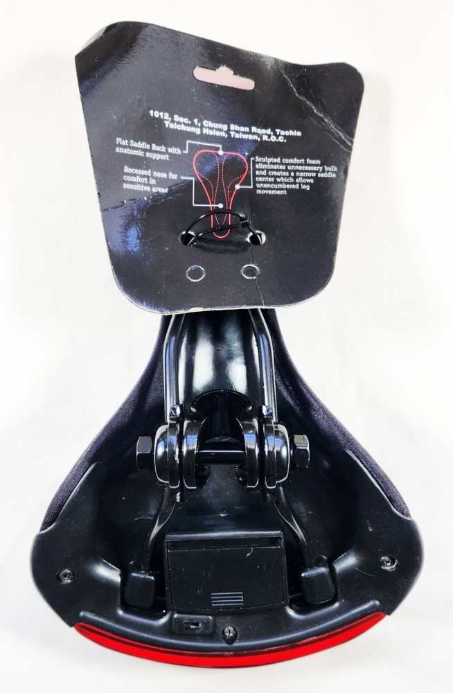 Velo Flash Saddle Seat Black 2 modes LED
