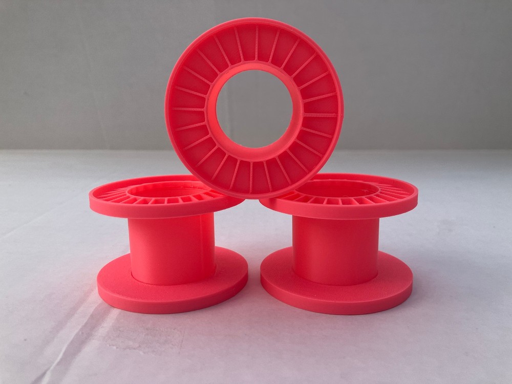 (3) Lionel Compatible Pink Cable Reels 3D Printed