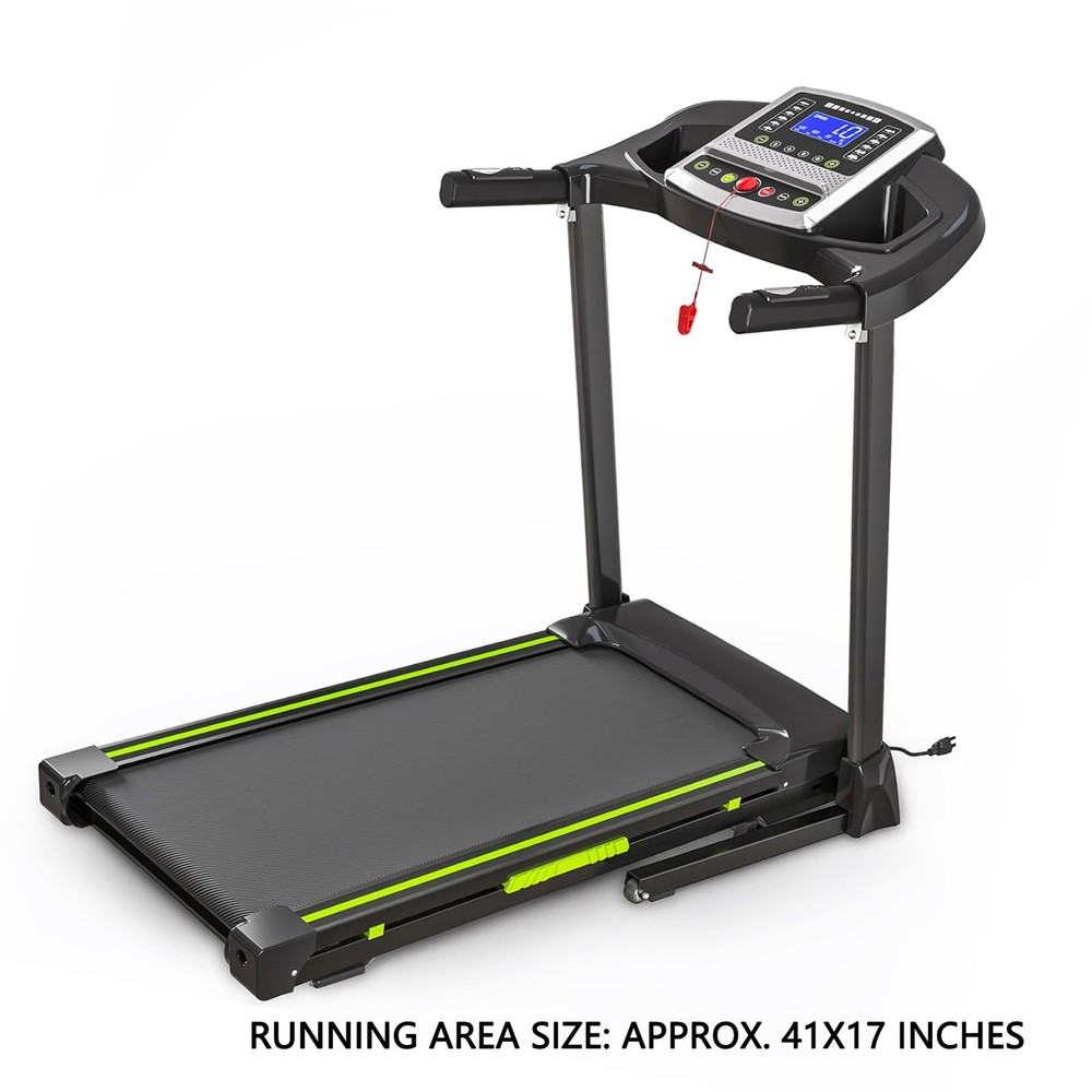 Space Saving Foldable Treadmill With Cup Holder Phone Stand Pulse Sensor For Hom