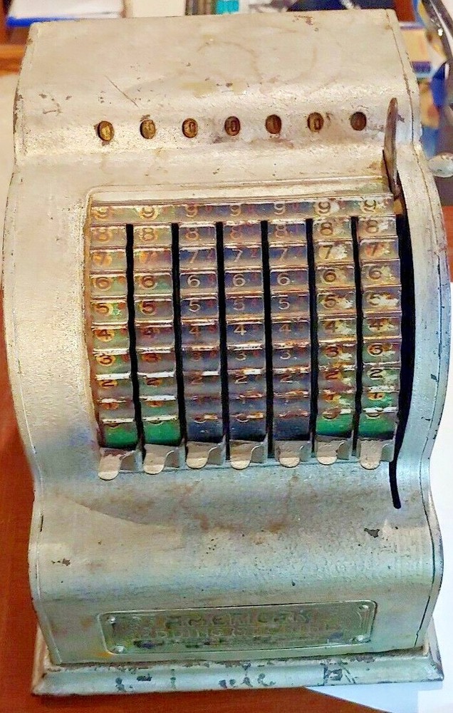 American adding machine 9774 pat. 1912