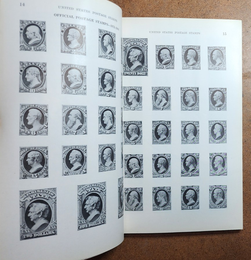 A Description of United States Postage Stamps 1847-1946 Vintage Reference Book