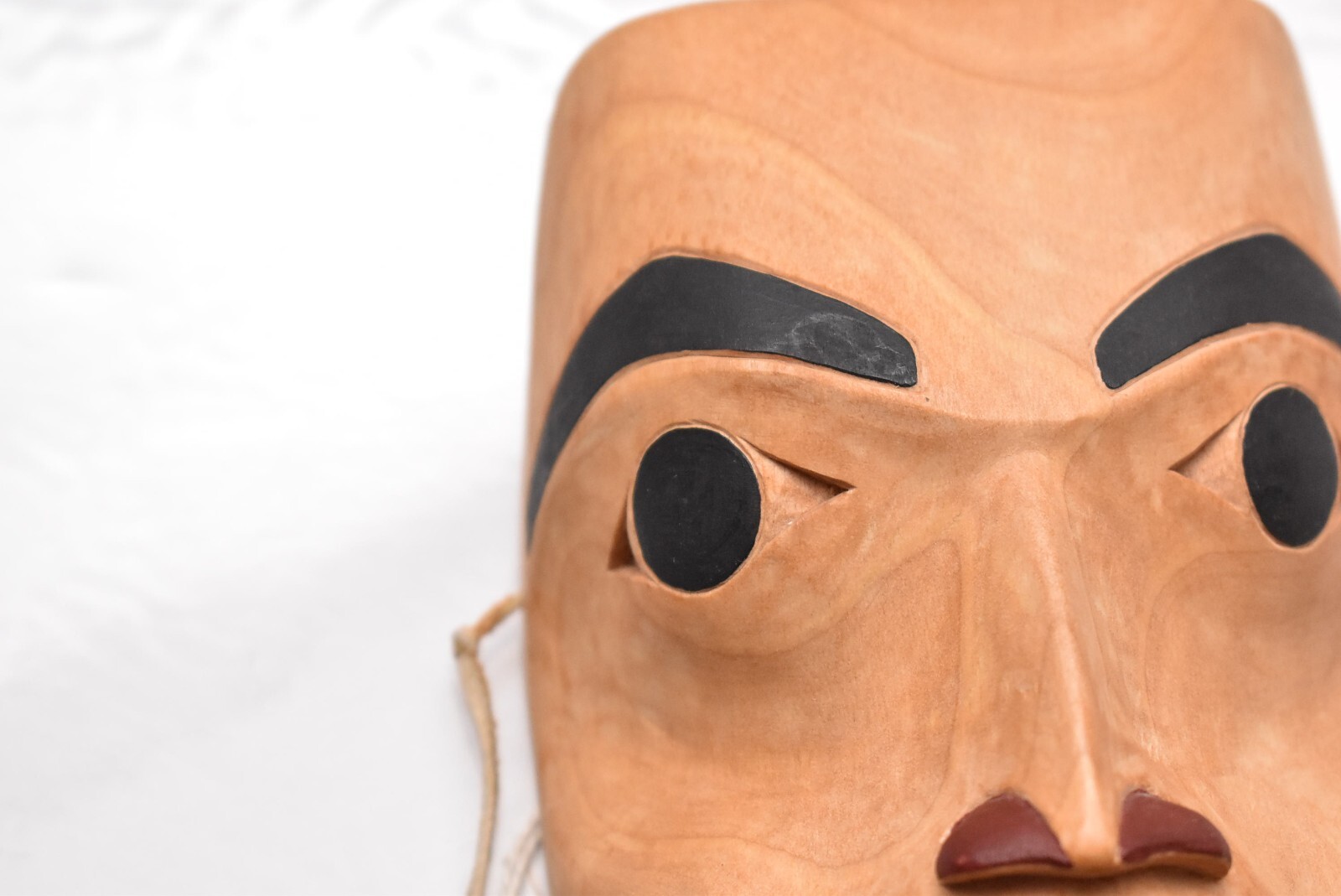 SMALL TLINGIT CARVED & PAINTED WOOD MASK TSIMSHIAN TRIBAL NORTHWEST COAST-