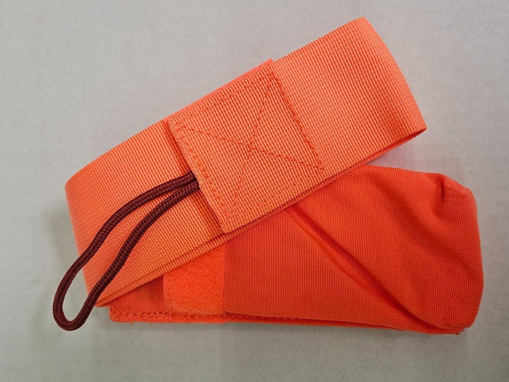AR500 Orange "Quick Pull" TQ Pouch with MOLLE