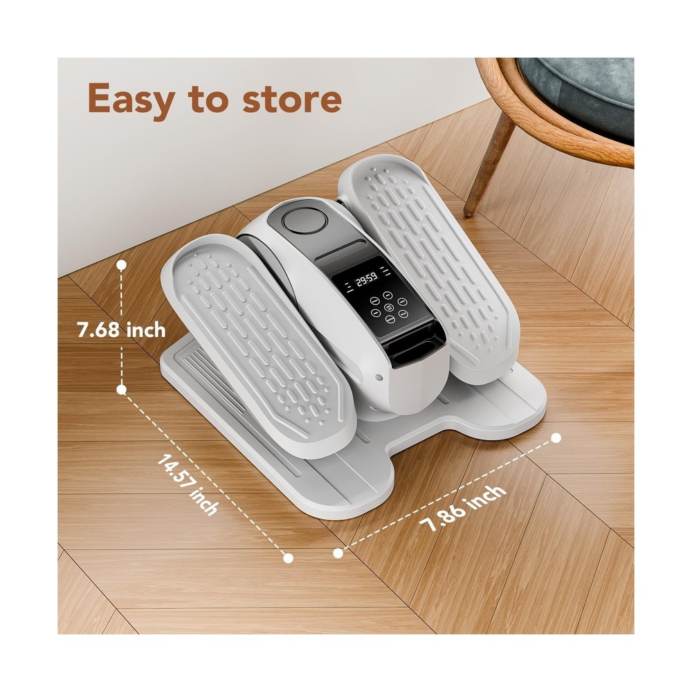 Under Desk Elliptical Exercise Machine, Mini Elliptical Leg Exerciser As Seen...