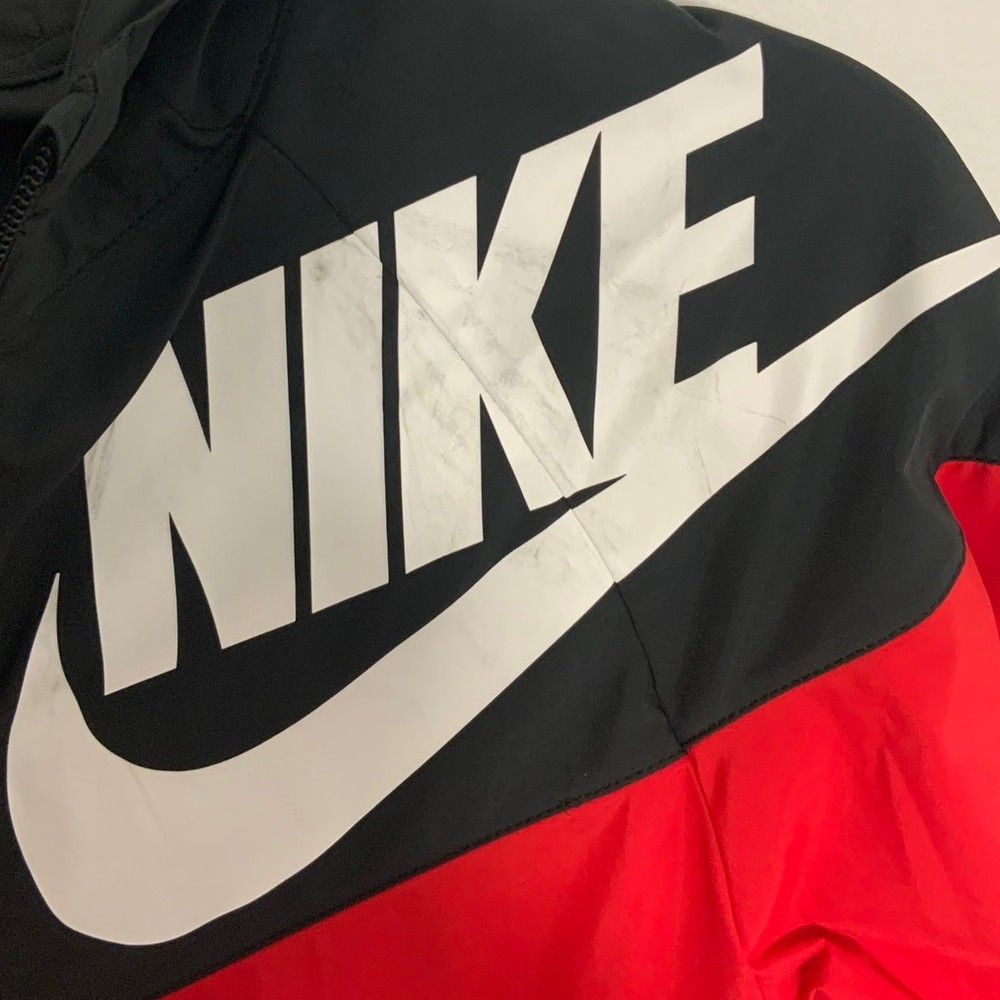 Nike Packable Red and Black Nike Jacket Read Description