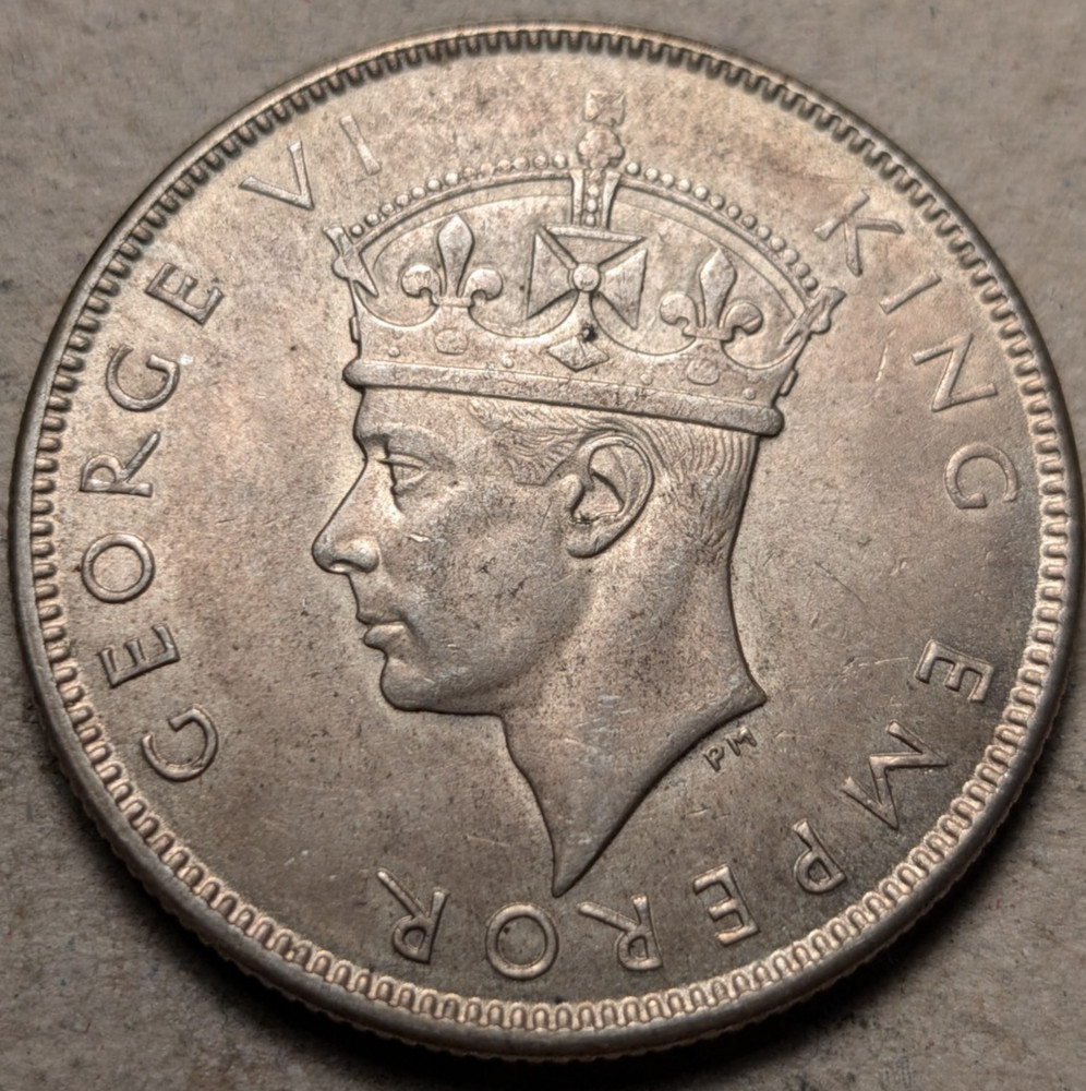 Fiji 1 florin 1943 silver