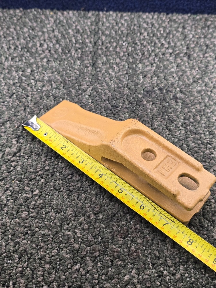 E12.4: Backhoe Mini Bucket Teeth Bolt On Replacement Yellow