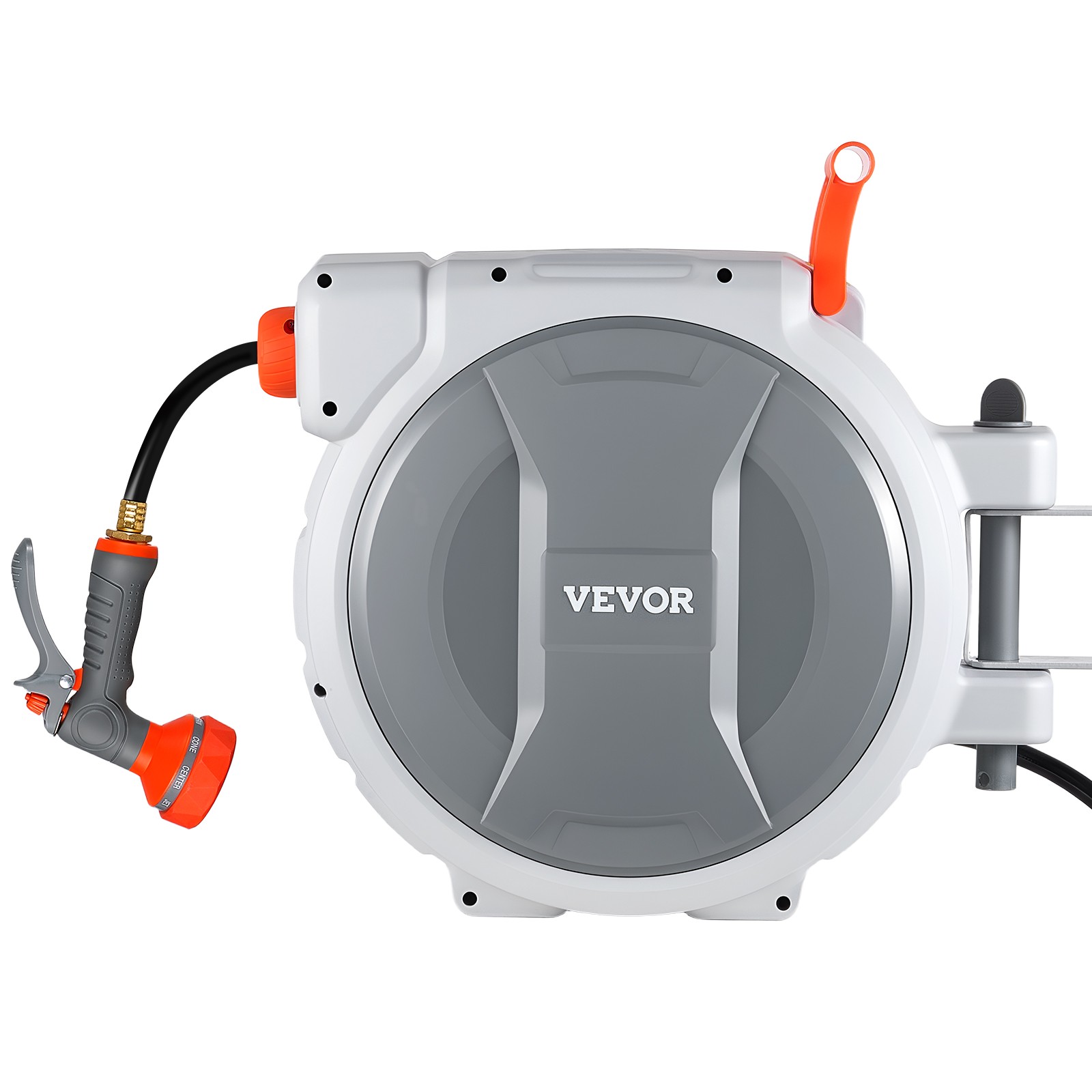 VEVOR Retractable Garden Hose Reel 1/2 in x 100 ft Wall Mount