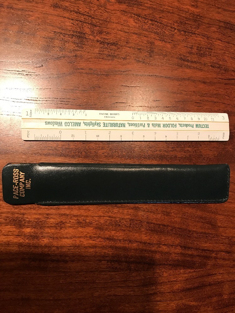 ENGINEER RULER  ENGINE DIVIDED DENMARK