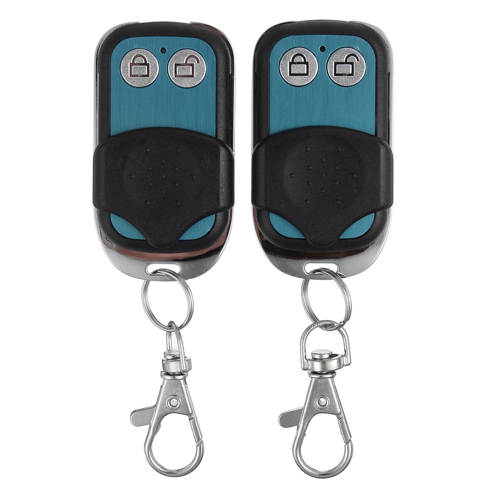 Door Access Control System Electric Magnetic Lock w/ 2 Wireless Remote Controls