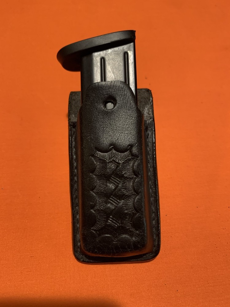 Mixson Leathercraft Single Magazine Pouch for Double Stack Magazines