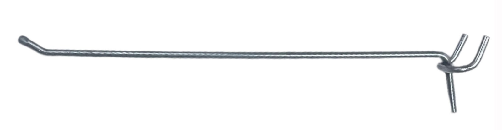 (50 PACK) USA Made 8 Inch Metal Peg Hooks. For 1/8 to 1/4" Pegboard or Slatwall