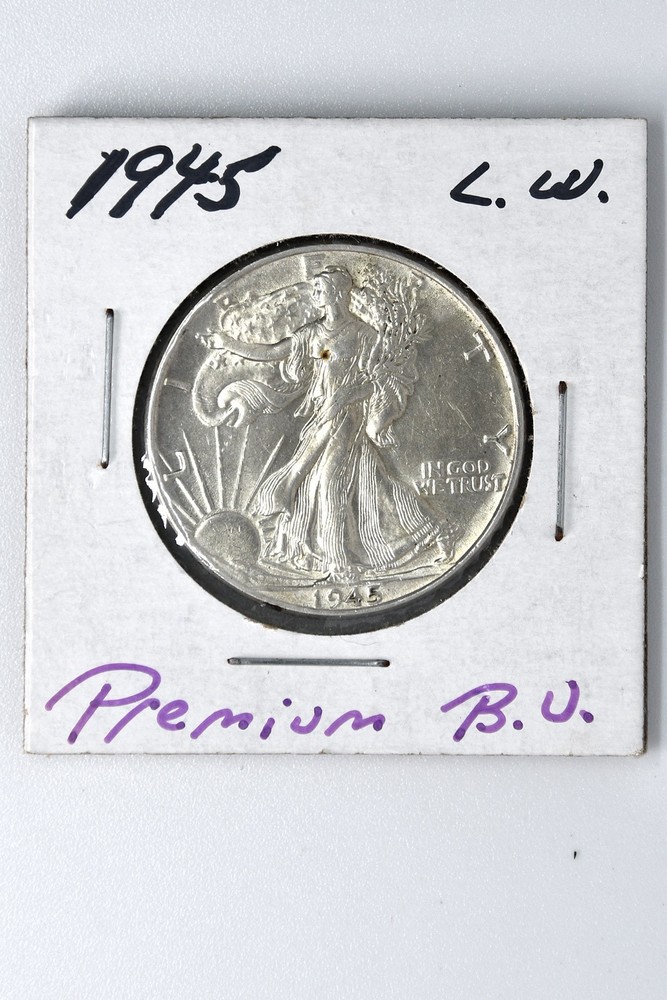 1945 50C Walking Liberty Half Dollar