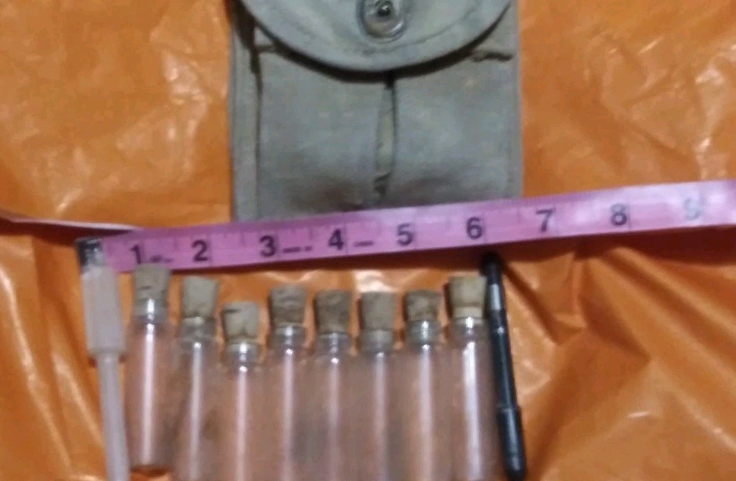 Vintage Khaki U. S. Army Medicine Kit