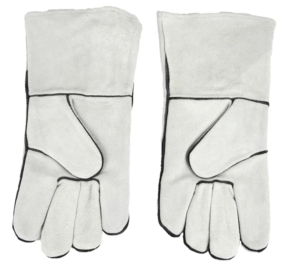 Forney 55200 Split Leather Welding Gloves Mig/Stick Size Large Cotton Lined