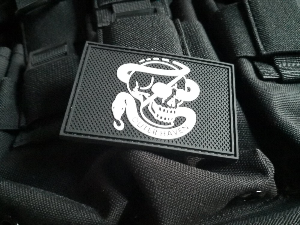 Metal Gear Solid: Outer Heaven Snake Foxhound MGS4 airsoft morale PMC PVC patch