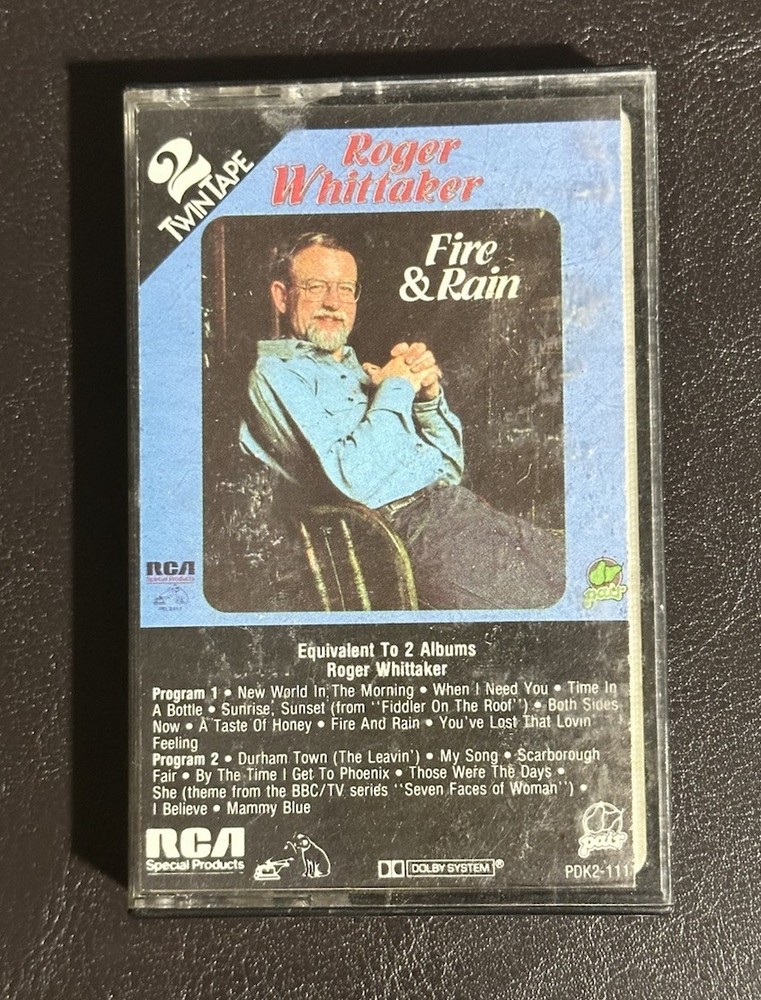 Roger Whittaker Fire & Rain Cassette