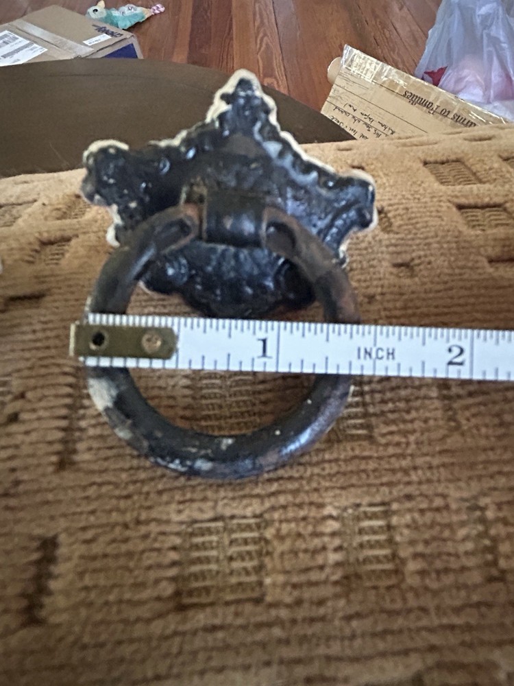 6 Antique Victorian Era Drawer Pulls And 2 Round Drawer Pulls