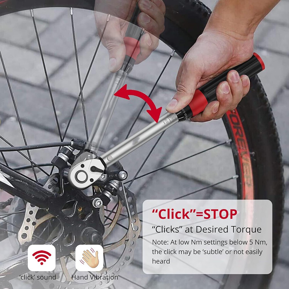 72-Tooth Torque Wrench Adjustable Torque Wrench 1/2" Drive 26-260ft.lb/35-350n.m