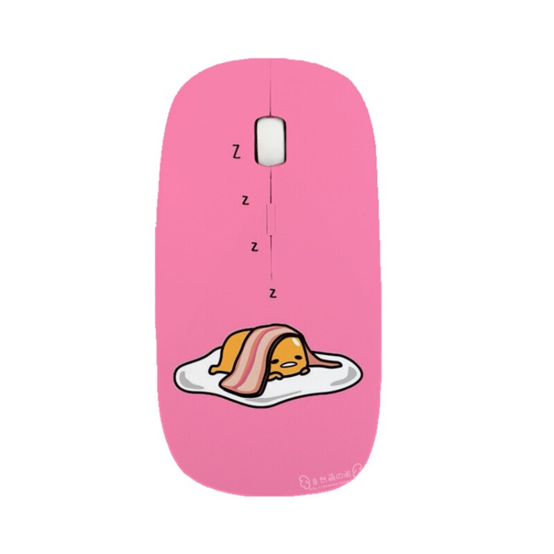Cartoon Gudetama Wireless Optical Mouse DIY Pattern Printing Mouse for PC Laptop