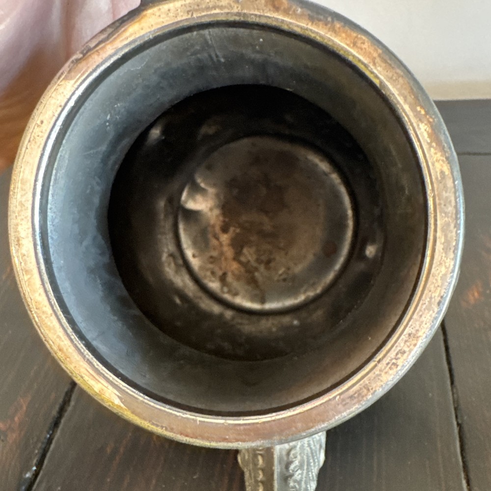 silver plated vintage teapot