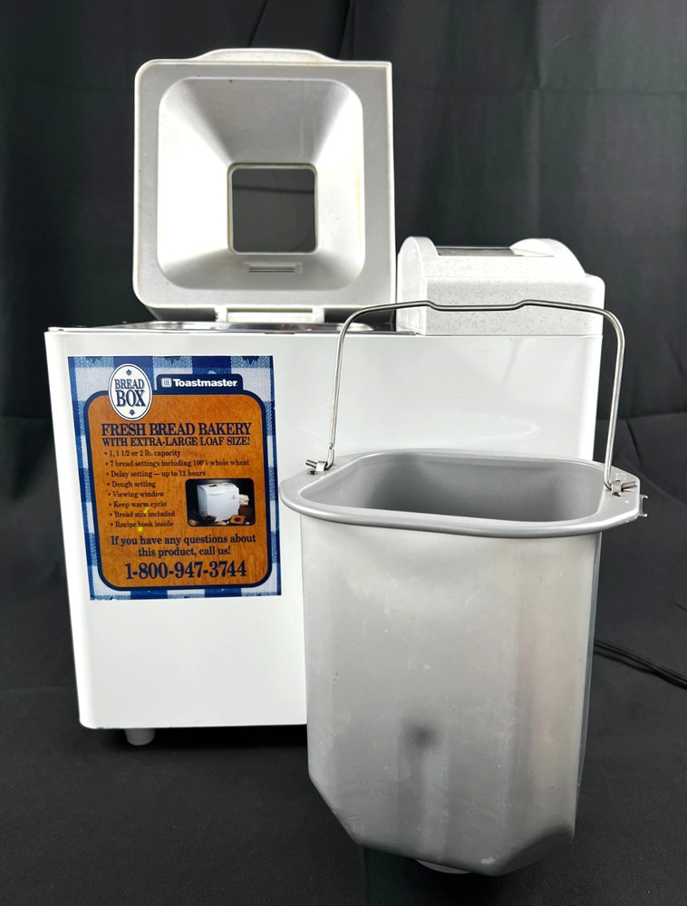 Toastmaster Platinum Bread Box Bread Maker Machine 2lb Loaf Model 1156S - Tested