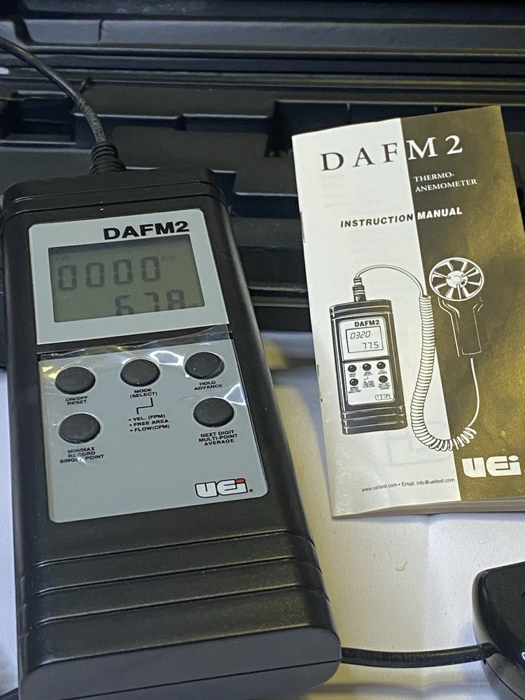 UEI TEST INSTRUMENTS DAFM2 Thermo CFM Anemometer