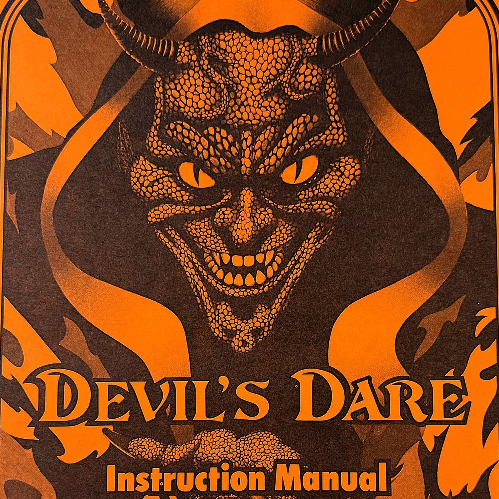 Gottlieb Devil's Dare Pinball Machine Game Manual Schematics ORIGINAL