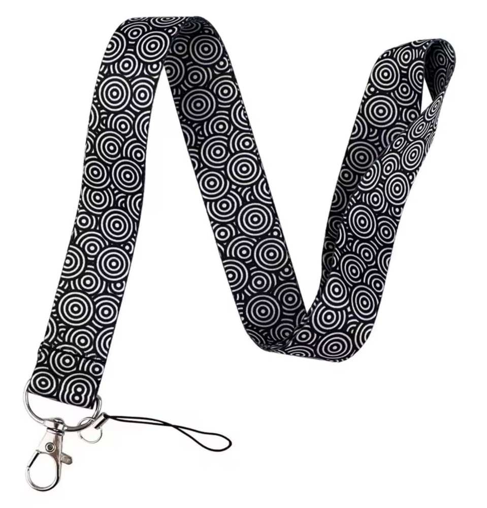 Circle Within Circles Concentric Circular Pattern Patterns Vector Ripple Lanyard