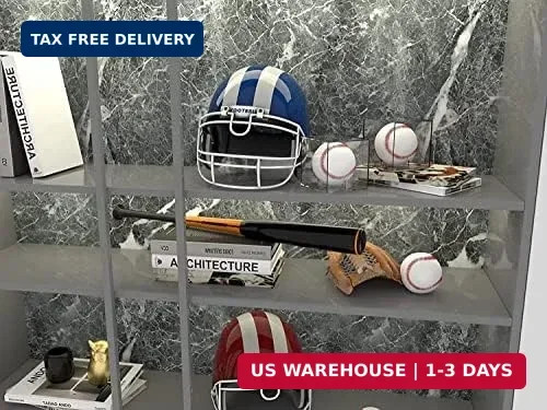 12 Pack UV Protected Acrylic Boxes for Display,Clear Display Case Baseball Cube