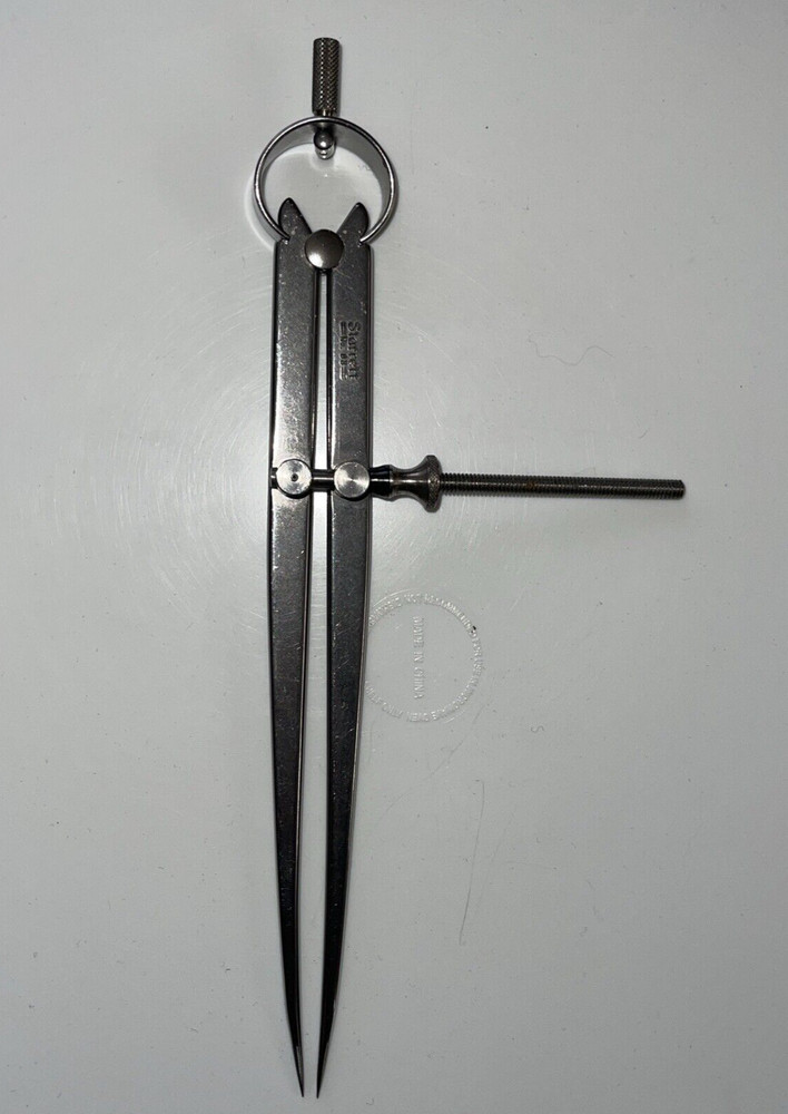 Starrett 83 Yankee Spring-Type Dividers Solid Nut leg 8.5"