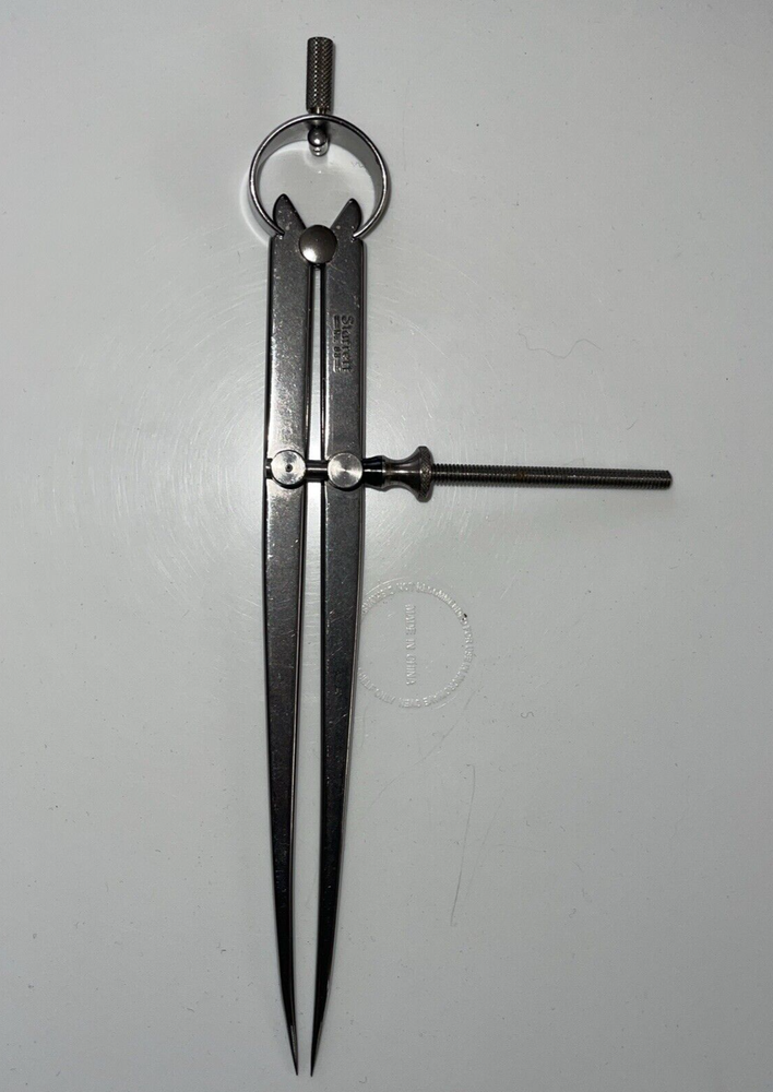 Starrett 83 Yankee Spring-Type Dividers Solid Nut leg 8.5"