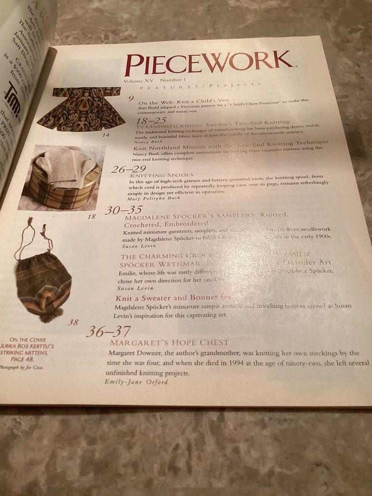 Piecework Magazine January/February 2007