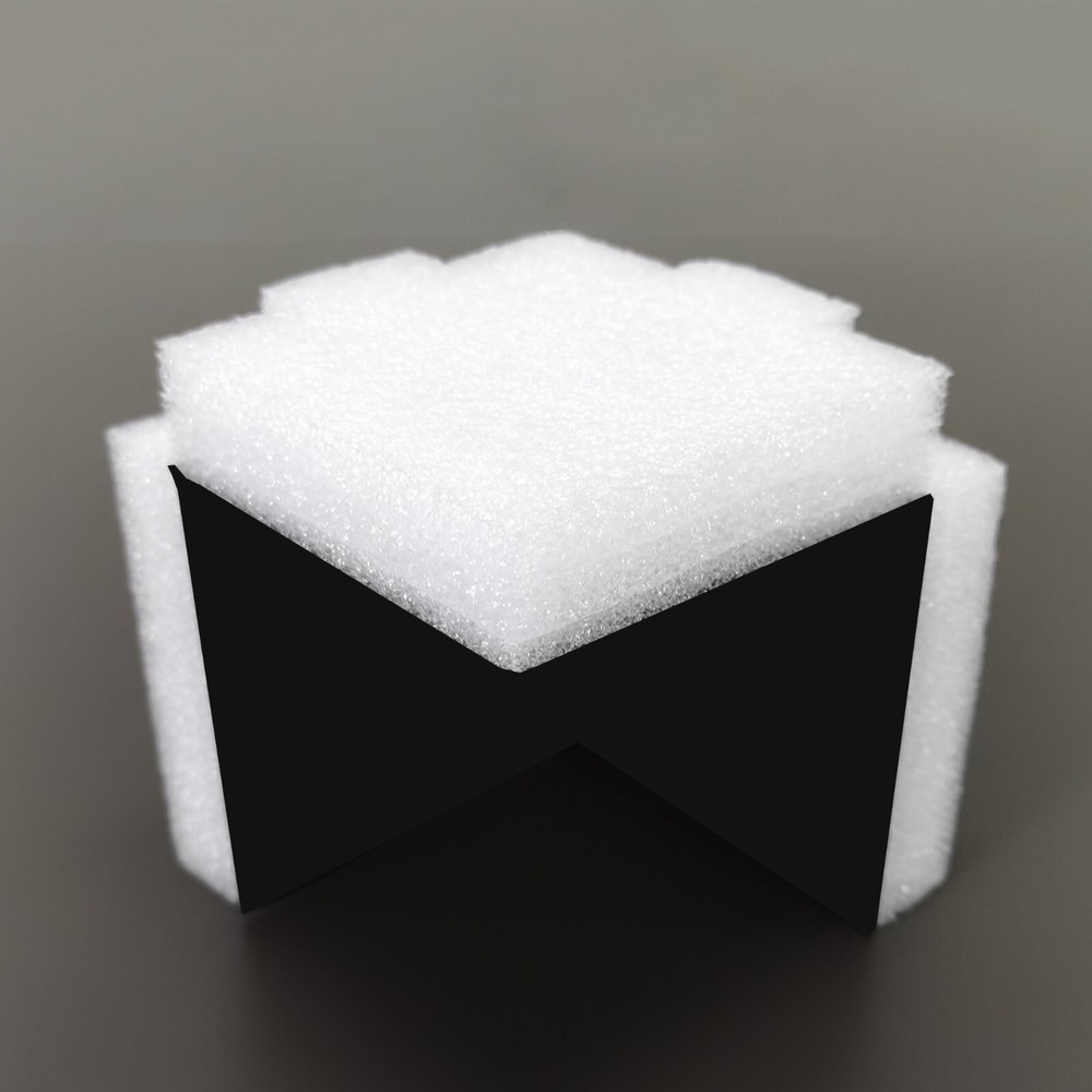 8 PIECE Polyethylene Corner Protectors 3X3X4" for Packaging Shipping Boxes