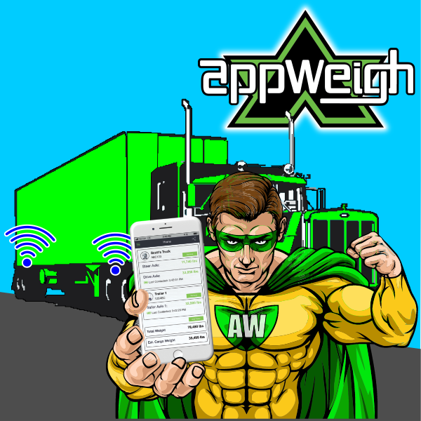 AppWeigh Bluetooth Onboard Truck Scale & Free App