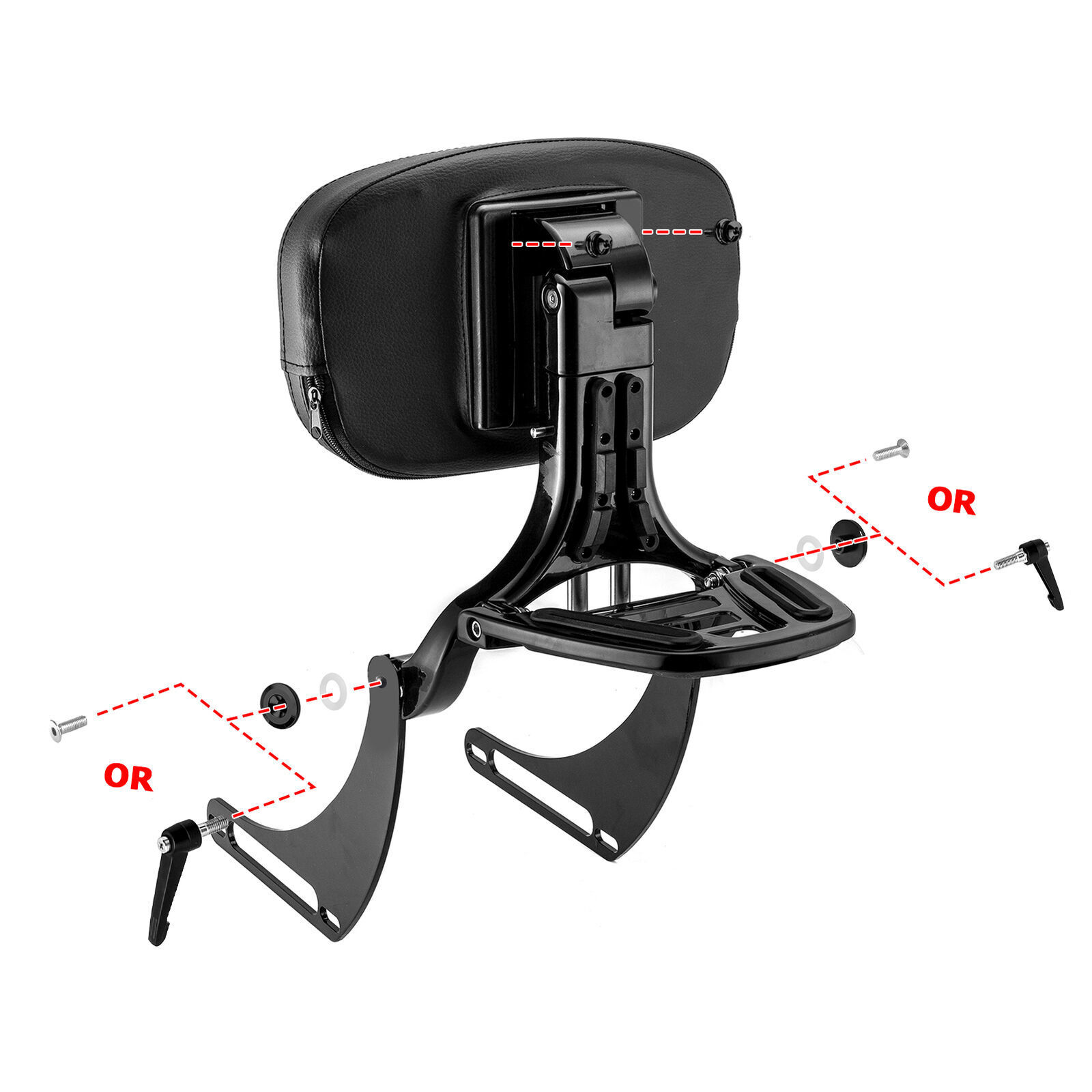 Multi-Purpose Backrest For Harley Deluxe/Heritage Classic/Street Bob 2018-2024