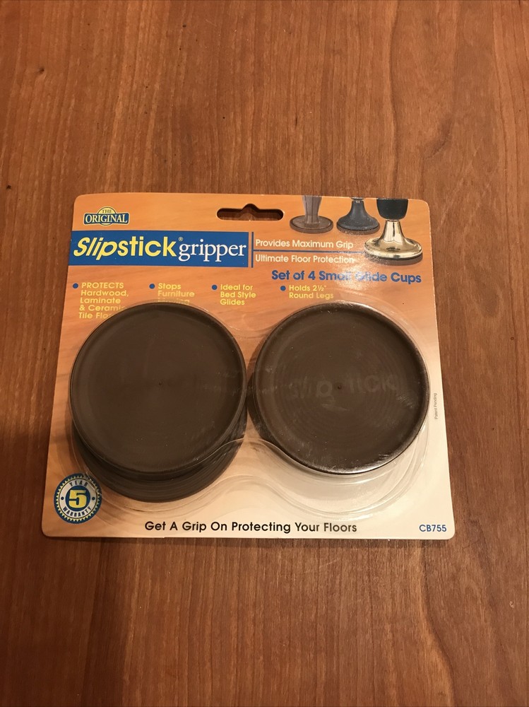 Bed Frame Floor Protector Slipstick Gripper CB845 Wheel Castor 4 Pack NEW