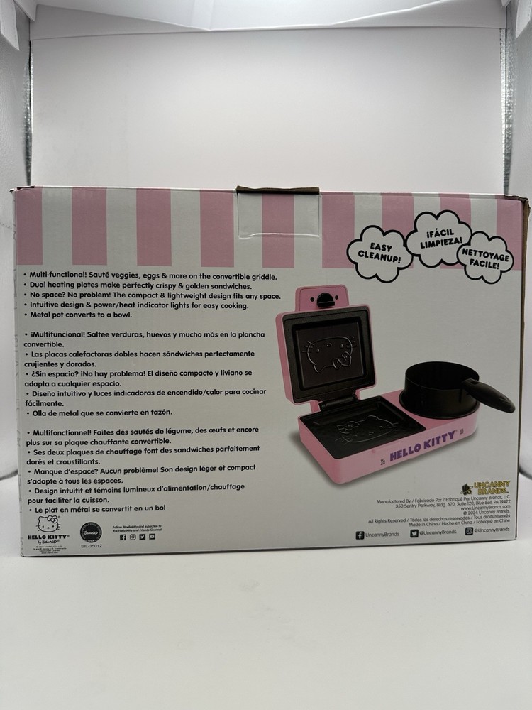 NEW Hello Kitty Sandwich & Soup Maker