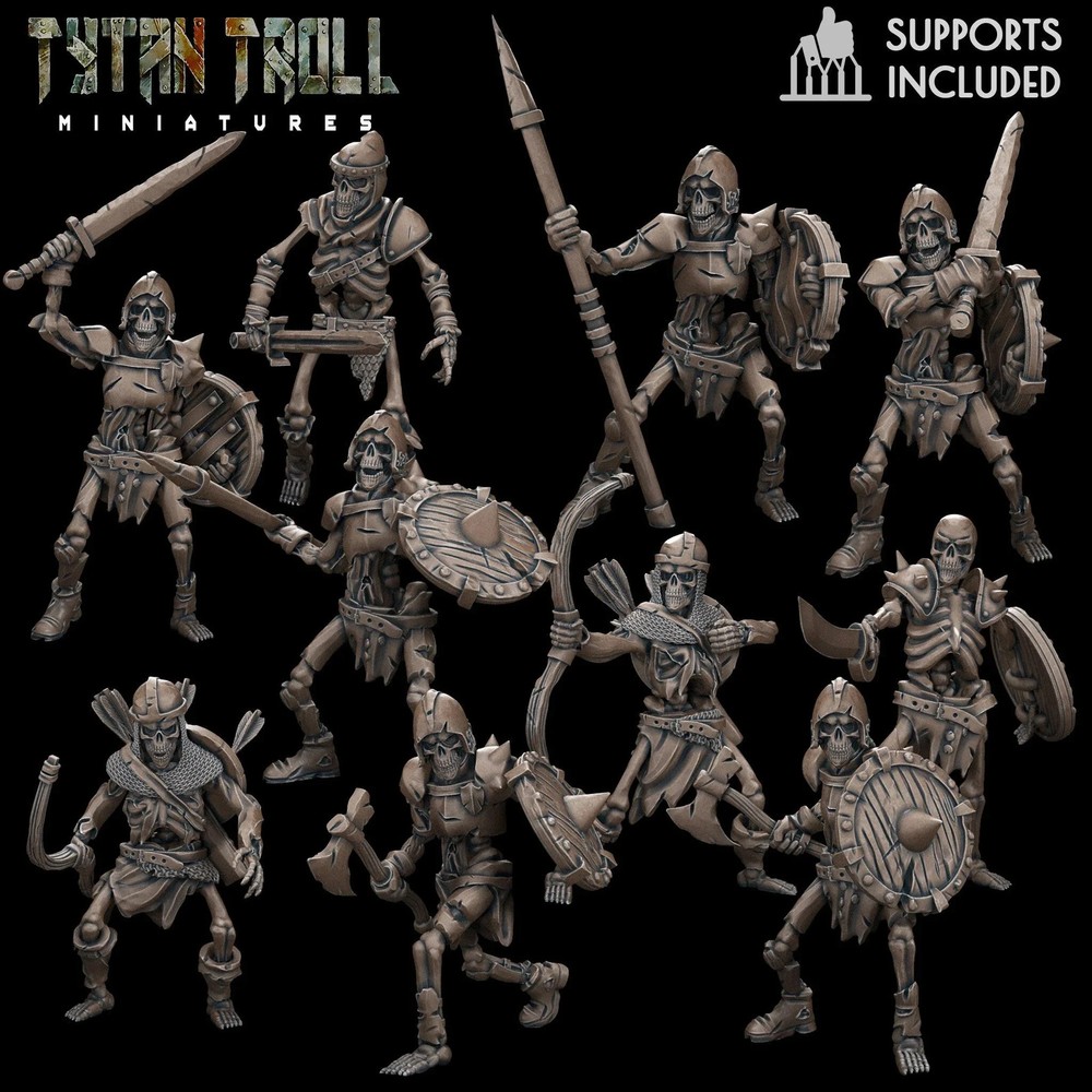 Armoured Skeleton Miniature