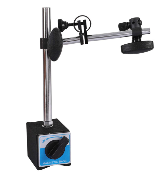 Indicador de carátula 0-1" con base magnética y brazo ajustable preciso, Nuevo