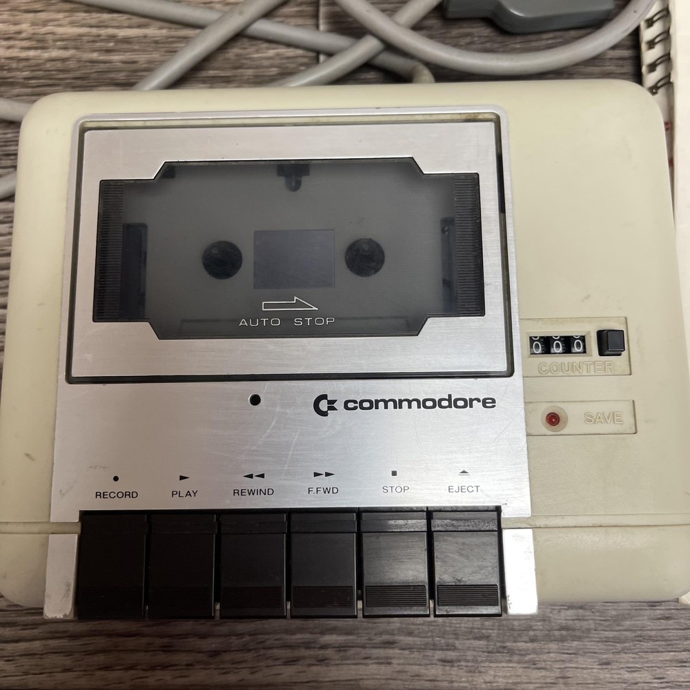 Vintage Commodore 64 Home Computer System C2N Cassette PSU Box Book Bundle